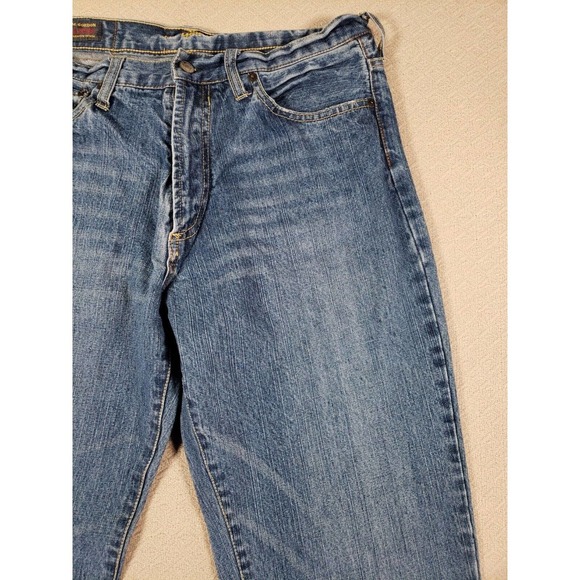 M Gordon Jeans Mens 32x30 Denim Bootcut Cotton 1998 Pockets Mid Rise - Picture 3 of 15